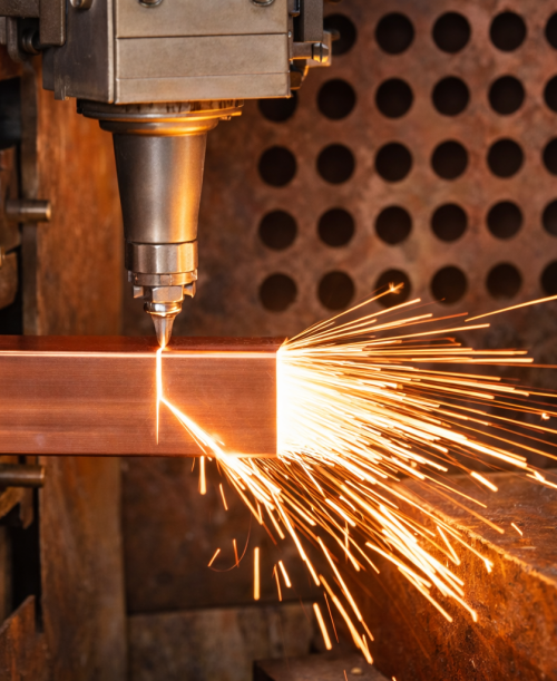 Copper laser cutting
